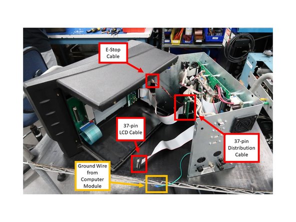 Pull the computer module a few inches and stop.
