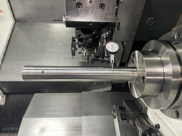 Clean the face and taper of the Sub Spindle to remove any grease, coolant or anything else. Check for knicks or dings and remove using a fine stone 1000 or 1500 grit. Then wipe clean with a soft cloth to remove anything that may remain.