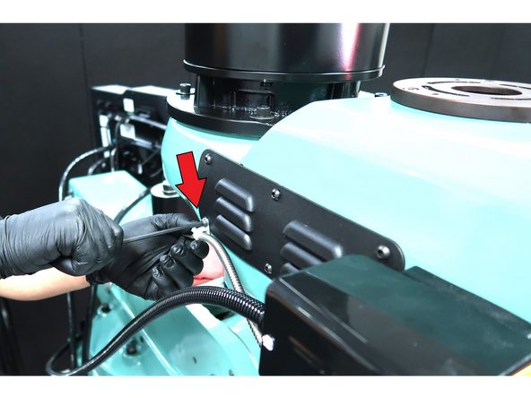 Reattach glass scales cable support.