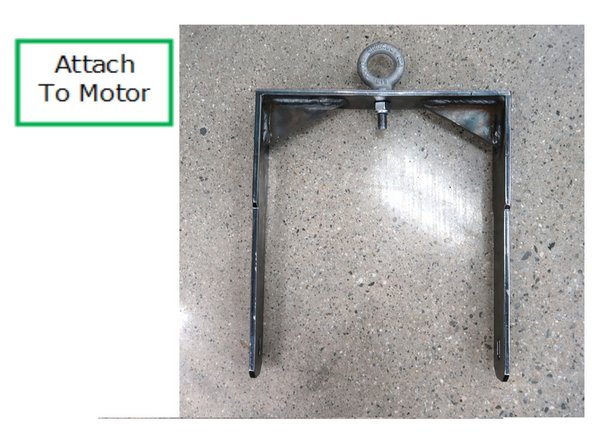 This is a very heavy motor use proper lifting equipment to install motor on machine. See video provided.