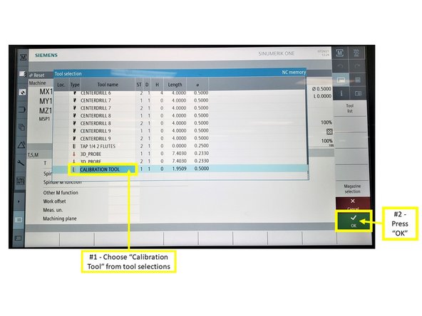 Press [Select Tool].