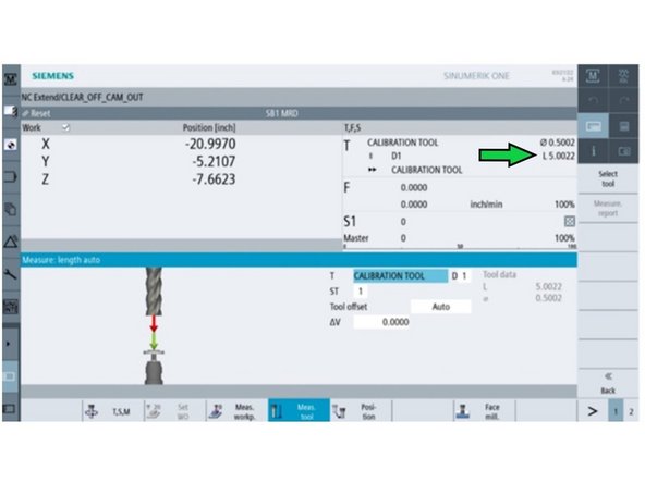 Press [CYCLE START] on the MCP.