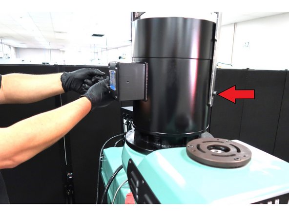 This is a heavy spindle. Use proper equipment to install. See video on the next step placing the spindle on the machine.