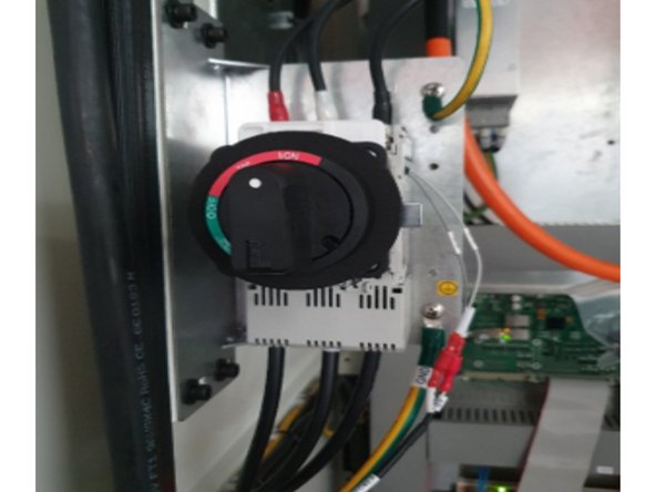 Press [E-Stop] then power cycle.