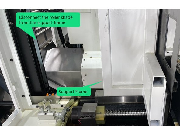 If it is determined that the turret needs to be removed in order to realign the center disk in the turret assembly, this procedure will guide you through that process. Be sure that the turret is in the tool one location when you check if the alignment marks are in line. Photo 1