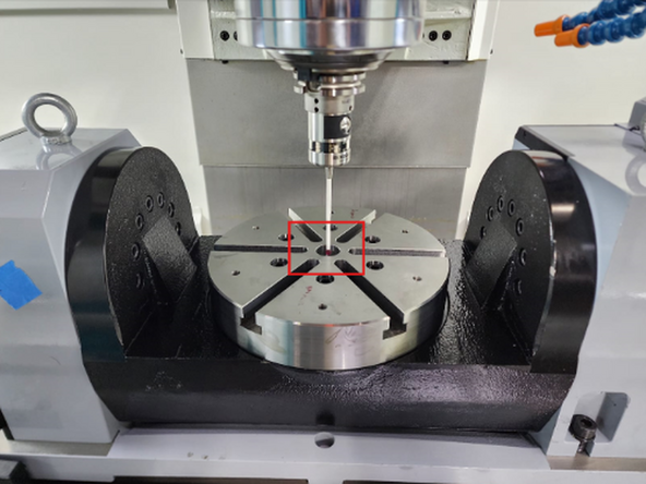 Set the A-Axis and C-Axis positions to 0.