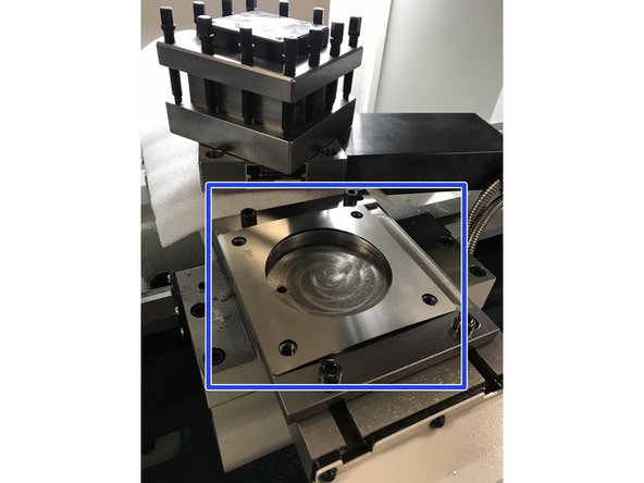 Re-mount and tram in turret within 0.001&quot; and torque fasteners down to 40ft/lbs.