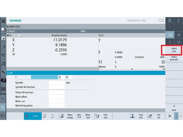 Press &quot;Reset&quot; on the MCP to exit ATC or Swivel Head Service Mode.