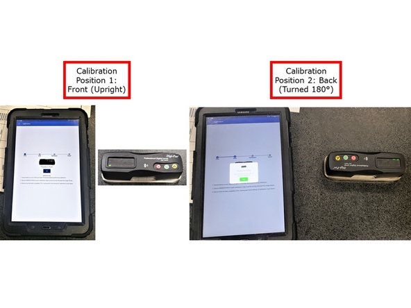 The Digi-Pas Machinist Level Sync app will calibrate the digital level from four (4) positions: