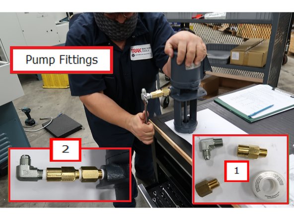 1 - Use these fittings with the Teflon tape. 2 - Like this and make them tight.