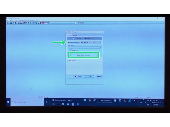 For field installations, the servo drive is preprogrammed at our factory, so no need to complete the next two steps. TRAK factory installs will need to complete the next two steps to program the drive.