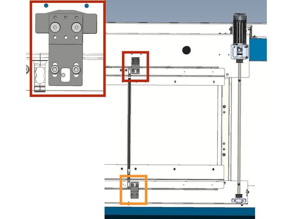 Locate Belt Clamp 36123-1 (qty 2), Plate Belt Clamp 50623 (qty 2) and the  Cam Limit Switch 36173 (Qty 1).