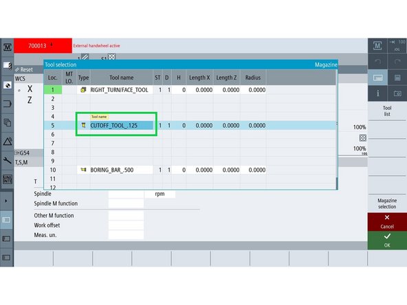 Ensure the turret has enough clearance to safely rotate.