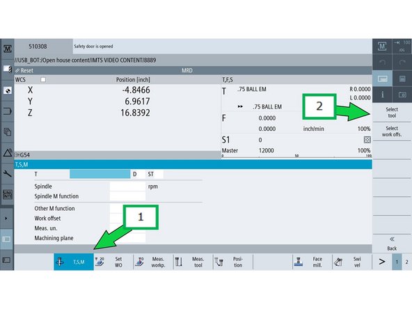 Refer to the engraving on the tool for measurement values (see image).