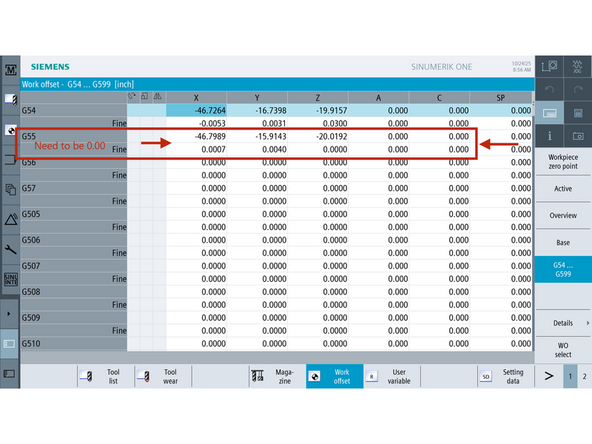 In Cycle9960, set Kinematic to Meas. Only.
