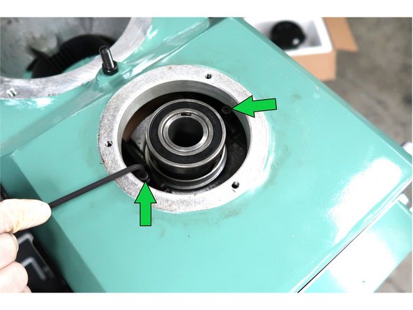 Loosen and remove the 2 SHCS.