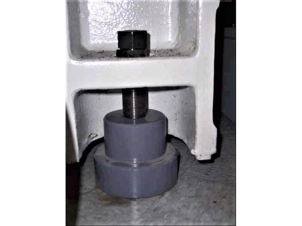 Using the dial indicator, sweep the table with a 12&quot; span (6&quot; radius).