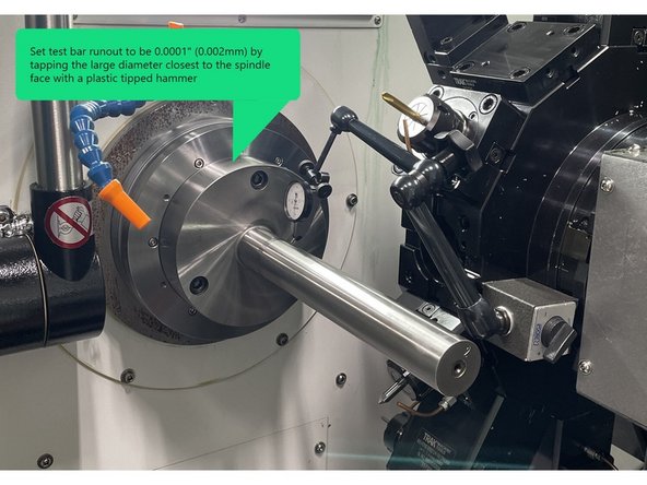 Before getting started first verify that the Main Spindle needs to be realigned.
