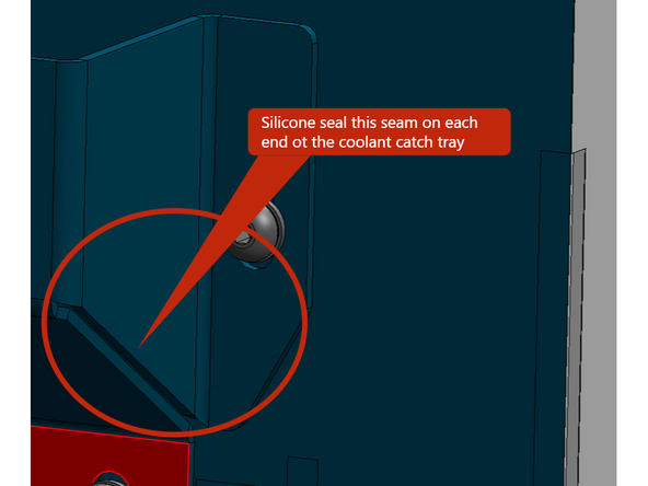 Using the drawing 36003-1 for VMC 12/14 machines install the remaining sheet metal to the enclosure.