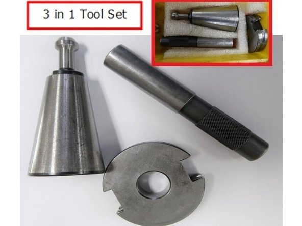 Set up alignment tool on the spindle to make sure that the arm position on the ATC shaft is correct: