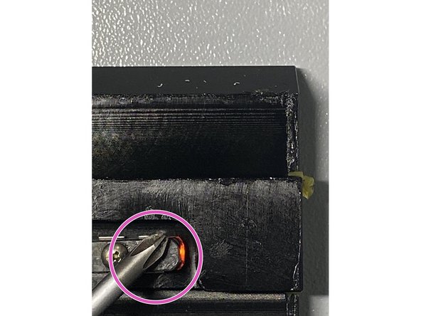 Pull EHW arm outward to expose rear Park Sensor and use screwdriver or another metallic object to check sensor functionality. You should see an amber light illuminate when detecting metallic object.