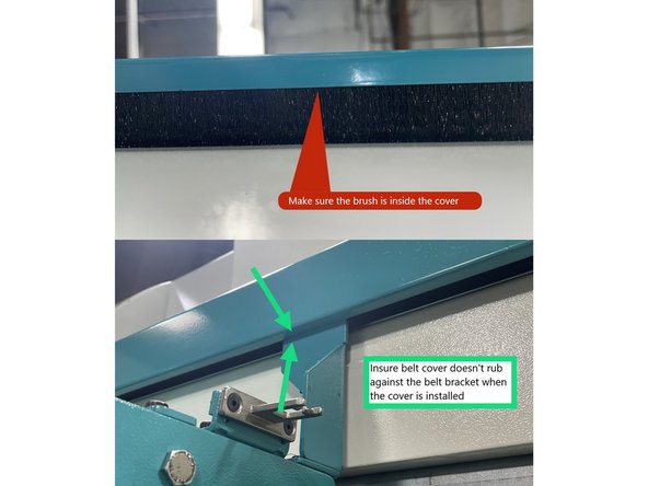 Next install the motor cover and transfer the one hole and drill and tap it M5X0.8 6H.  See Photo 1