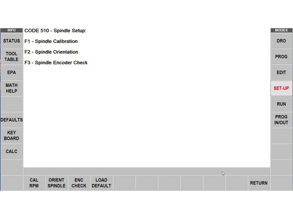 Go into SETUP on the pendant, select SERV CODES from the bottom row menu and then enter &quot;510&quot; at the prompt.