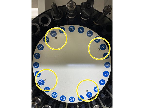 Replace the carousel cover, ensuring it matches the original orientation.