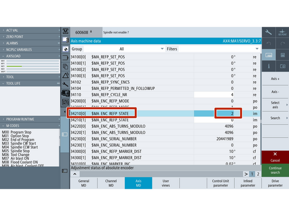 Press the [+] key on the MCP while still in parameter window. This should change the Parameter value to 2.