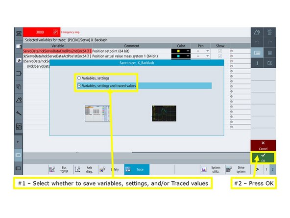 The Trace file will be saved to the following default location on the control: /user/sinumerik/hmi/data/trace.