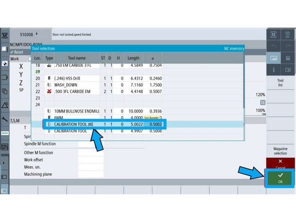 Press [JOG], then [T,S,M].