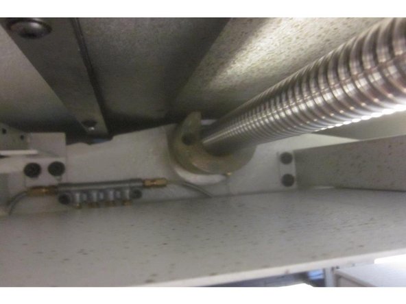 Connect the special brake switch to the 115 volt connection in the electrical cabinet. The small white  2 (two) wire connector attaches to the Z axis brake wire from the computer module. When you disconnect the wire from the computer there is a &quot;click&quot; sound. This indicates power &quot;off&quot; to the brake.