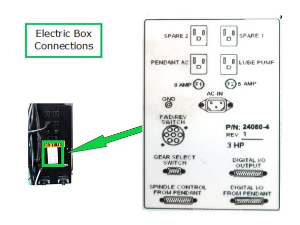 Make connections as shown.
