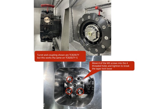 To remove the Gearhead you first need to remove the coupling attached to it.