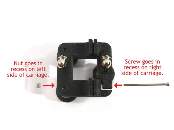 Install the second magball as shown.