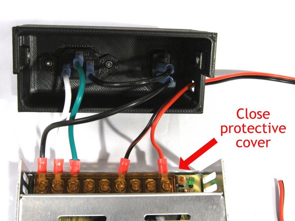 Don't forget to install the short black jumper connecting the Snap-in Switch to the IEC Receptacle.