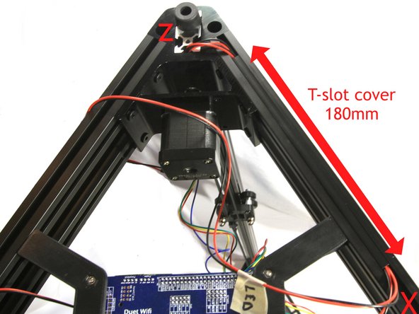 Turn the D300VS upside down with the X tower to your right, the Y to your left and the Z tower in the rear.