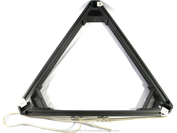 Once you have all of the cross member extrusions in place be very careful  when moving the top around.