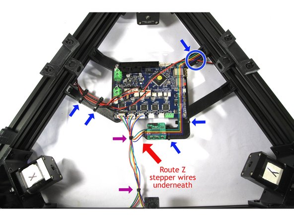 Now you are going to neaten up the wiring. This is a lot easier to visualize and do than to describe so please look at the photos closely.