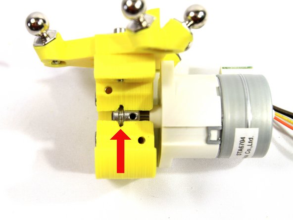 Align the end of the drive gear with the end of the shaft.