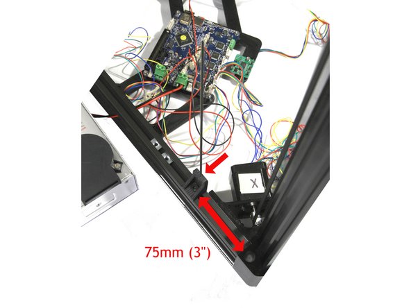 Insert the long wire mast into the mast mount. This might be a tight fit. If so, you can ream the hole with a 2.5mm drill bit or sharpen the end of the mast with a file and press it in.