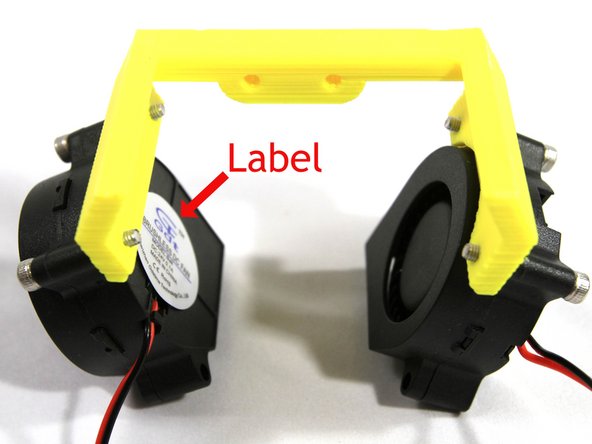 These screws are threaded into the plastic so do not over tighten them or you will strip the fan bracket threads.