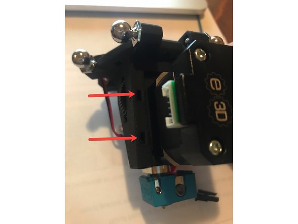 Find the parts labelled D300VS-Plus Parts Fan Duct and the printed air duct.