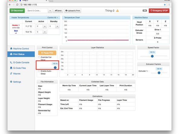 While you are on this page, another handy setting is the Half Z Movements highlighted in the purple box. This gives you better control when jogging in the Z (up and down).