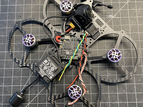 Twist RX/TX and Power leads as shown (pic #3)