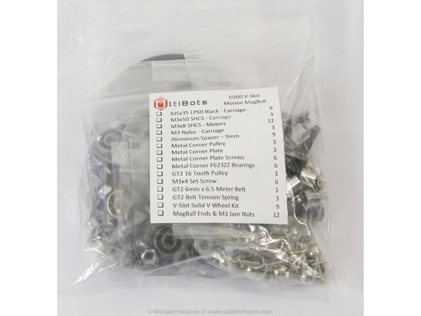 Three base corner brackets are the larger set of brackets (box B). The smaller set are the top corner brackets.