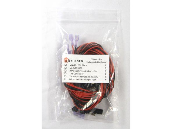 Locate the Endstops &amp; Hardware bag from box C.