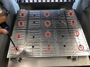Changing Vacuum Bed to Vise Grips