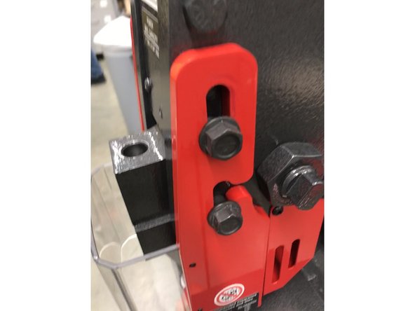 Use the 3/4in socket to remove and replace the bolts