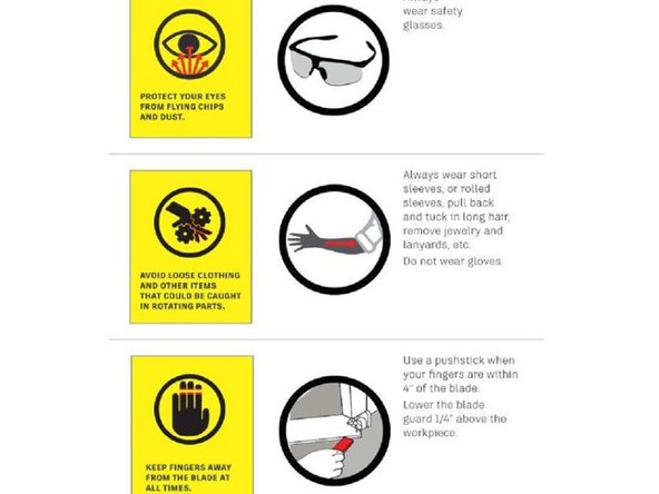 Upon entering the area where the machine is held, assuming that the area is a machine shop, the user must already have the minimum Personal Protective Equipment (PPE) required to be in the machine shop.